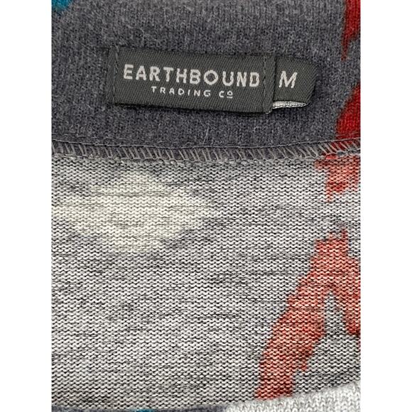 Earthbound Boho Southwest Style Sweater Dress Sz M Long Sleeves Super Soft Cozy - Picture 3 of 8